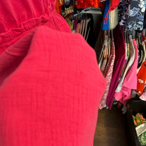 Anthropology Pink Casual Dress preloved condition size medium. High low dress - Picture 7 of 8